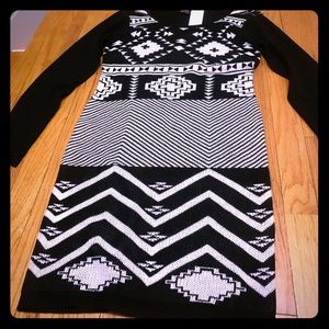 Azteca sweater dress